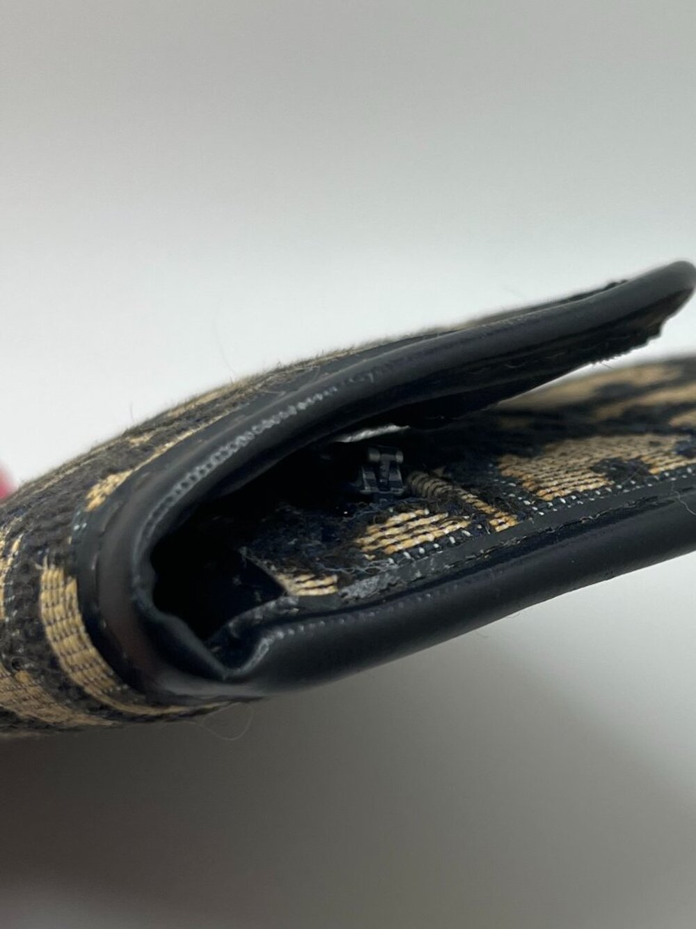 Vintage Christian Dior Navy Trotter Monogram Clutch - Picture 5 of 10